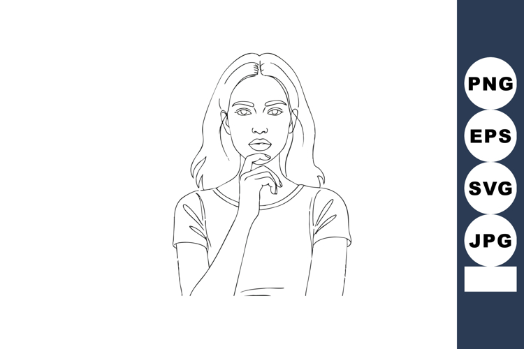 Woman Clipart Image 12