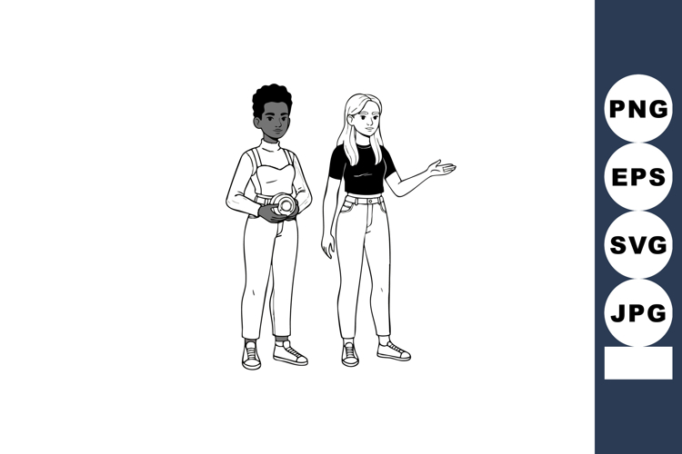 Women Clipart Image 2