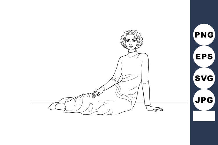 Woman Clipart Image 9