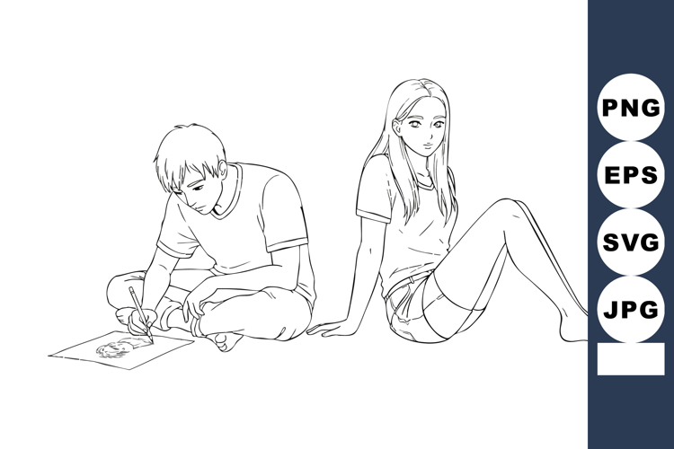 Woman Clipart Image 3