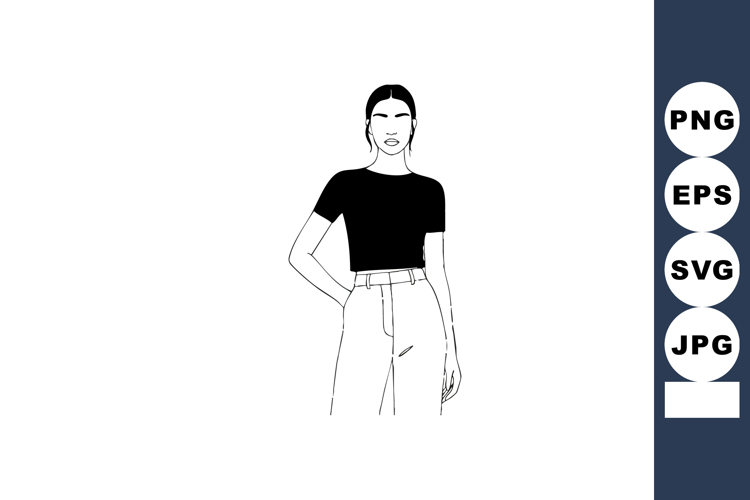 Woman Clipart Image 24