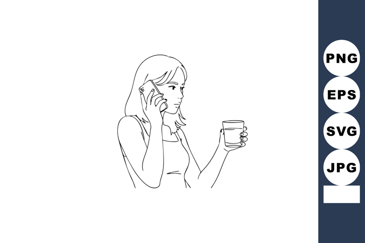Woman Clipart Image 21