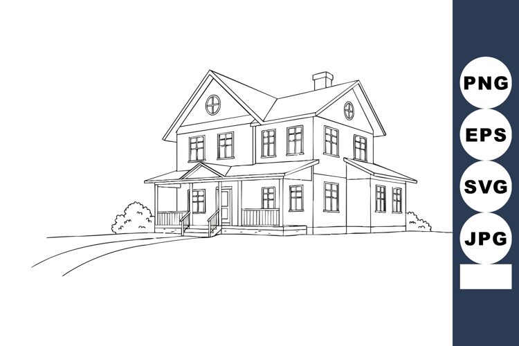 House Vector Image 18
