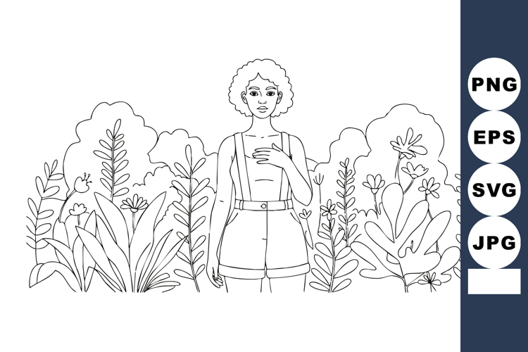 Woman Clipart Image 19