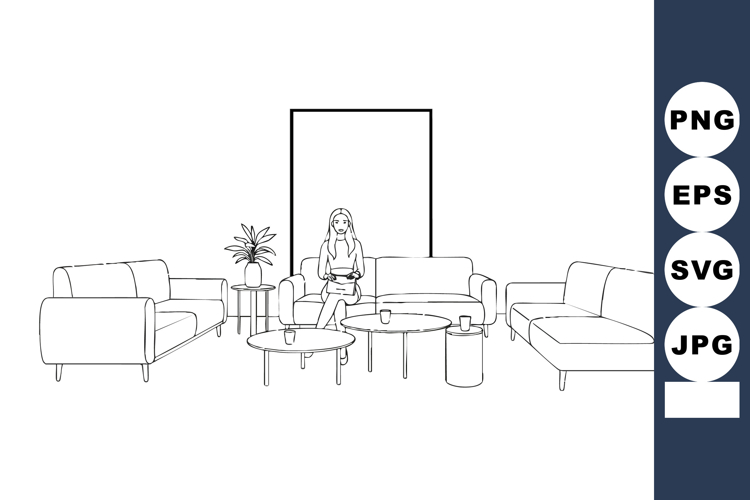 Line Art Illustration Image 4