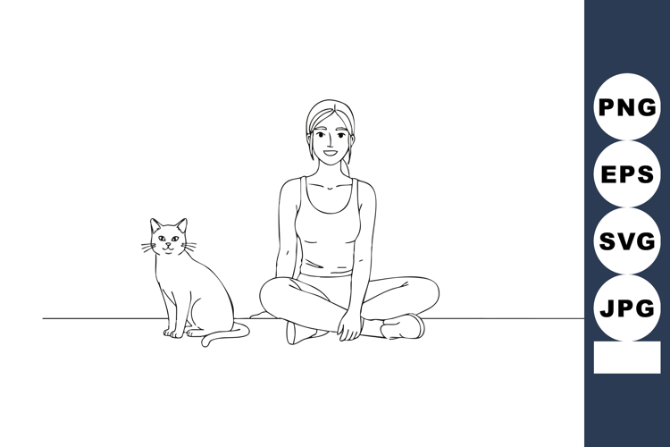 Cat Vector Image 17