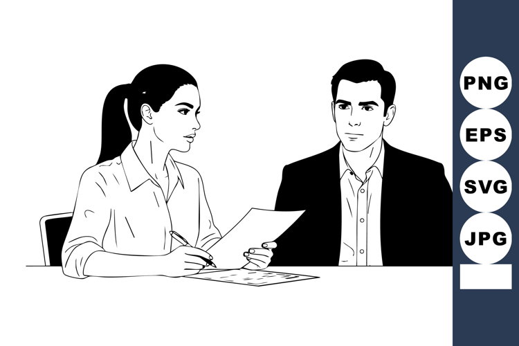 Businessman Clipart Image 8