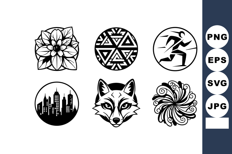 Black And White Animal Clipart Image 23