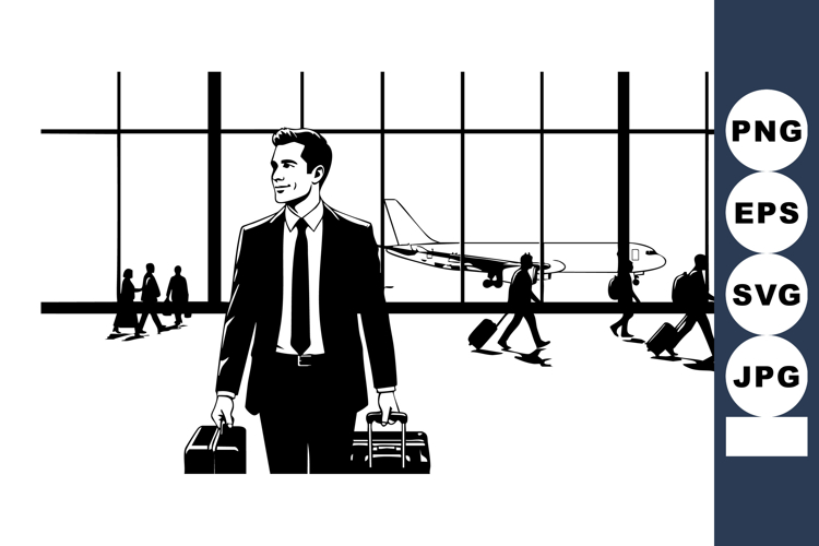 Businessman Clipart Image 6