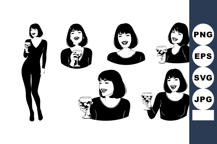 Cocktail Silhouette Image 7