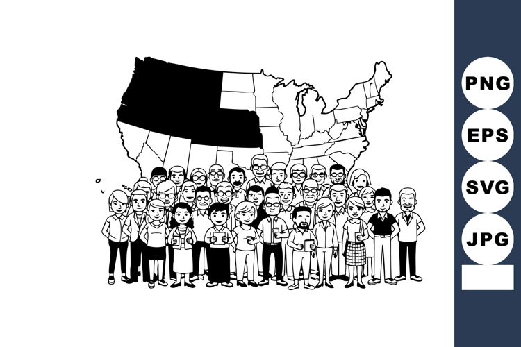 Group Of People Clipart Image 10