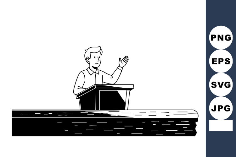 Podium Clipart