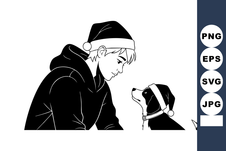 Black And White Animal Clipart Image 15