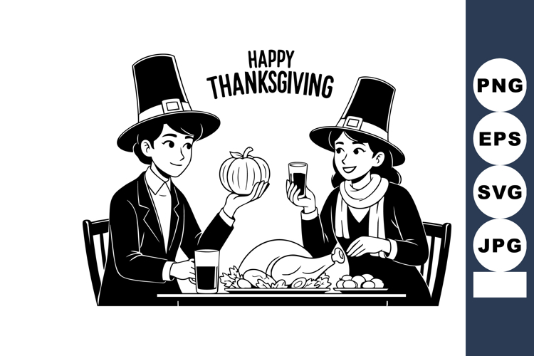 Pilgrim Clipart Image 2