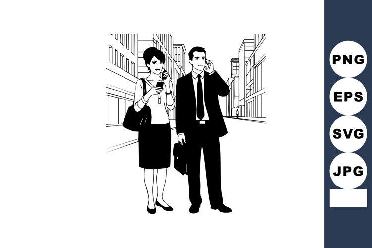 Businessman Clipart Image 9