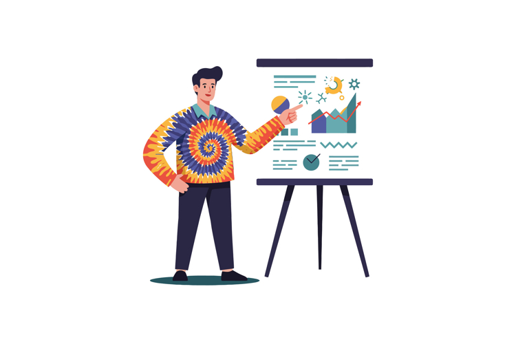 Presenting Clipart Image 4