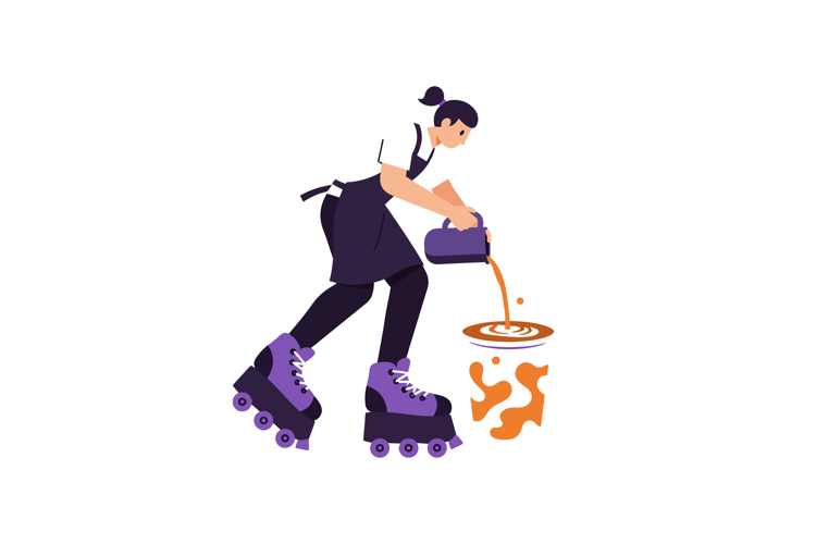 Roller Skates Clipart Image 2
