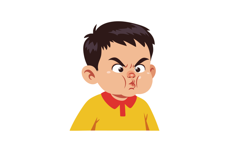 Angry Face Clipart Image 17