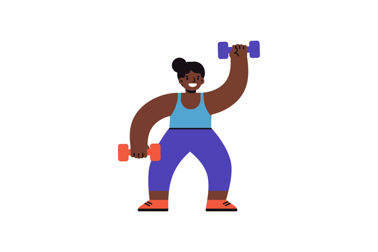 Dumbbell Clipart Image 6