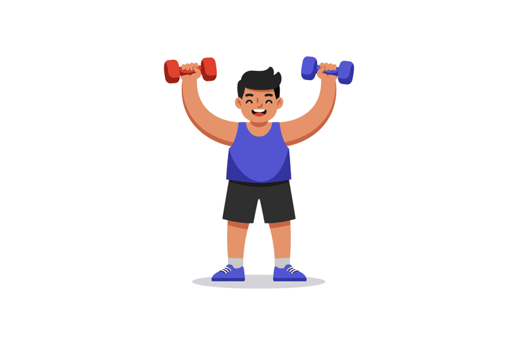 Dumbbell Clipart Image 24