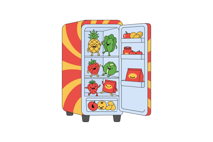 Refrigerator Clipart Image 18