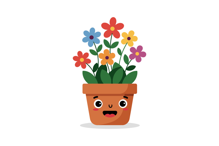 Flower In A Pot Clipart Image 13