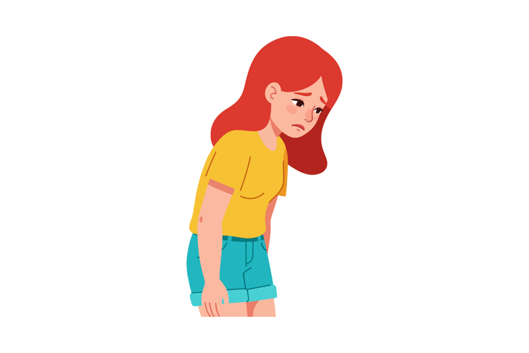 Sad Girl Clipart Image 10