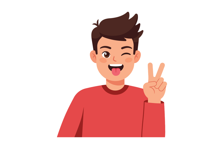 Wink Clipart Image 23