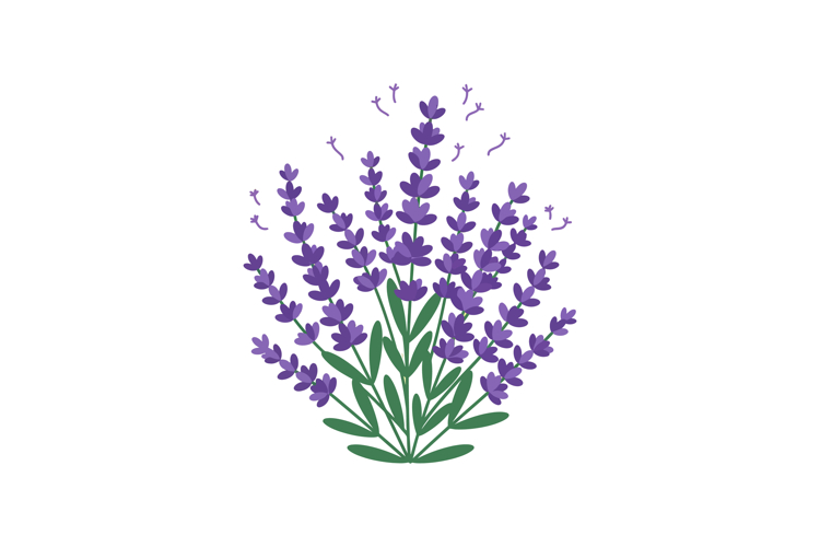 Purple Flower Clipart Image 2