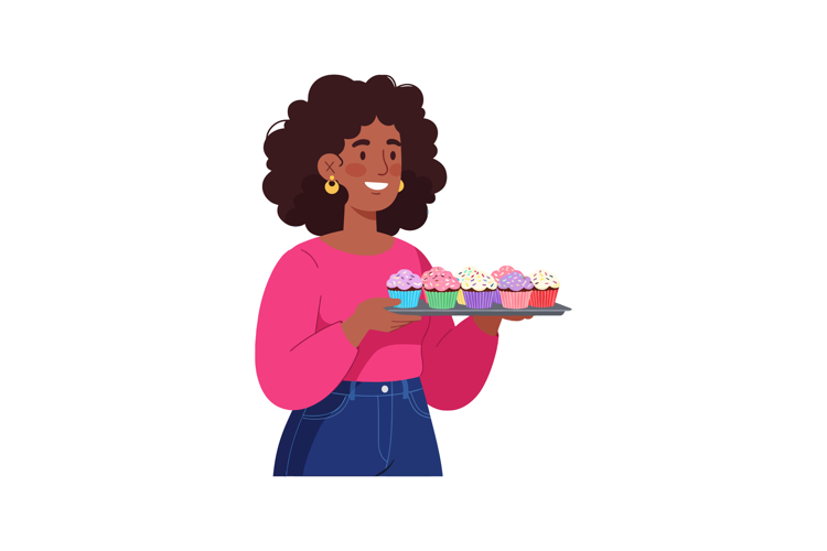 Curly Hair Clipart Image 7
