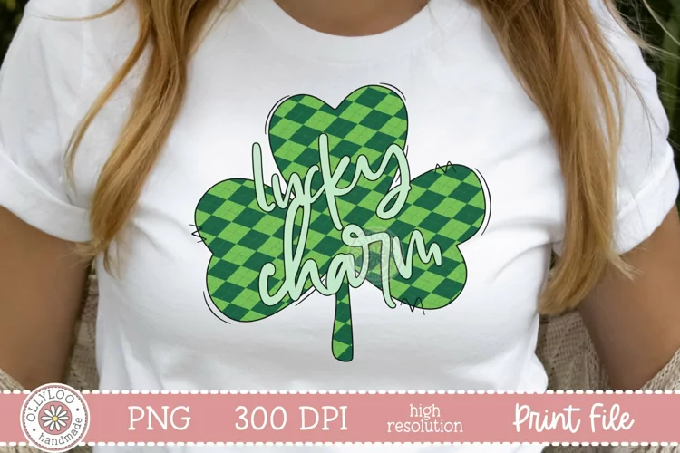 Lucky Charm Doodle | St Patrick’s Sublimation Design