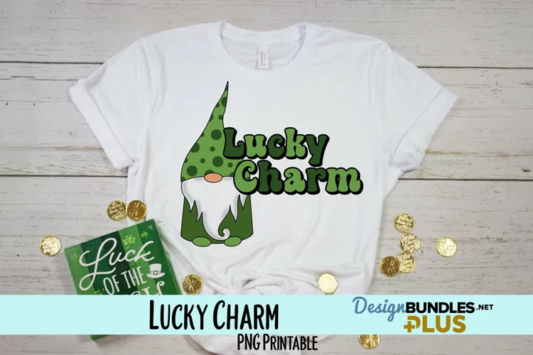 Lucky Charm Gnome Sublimation PNG