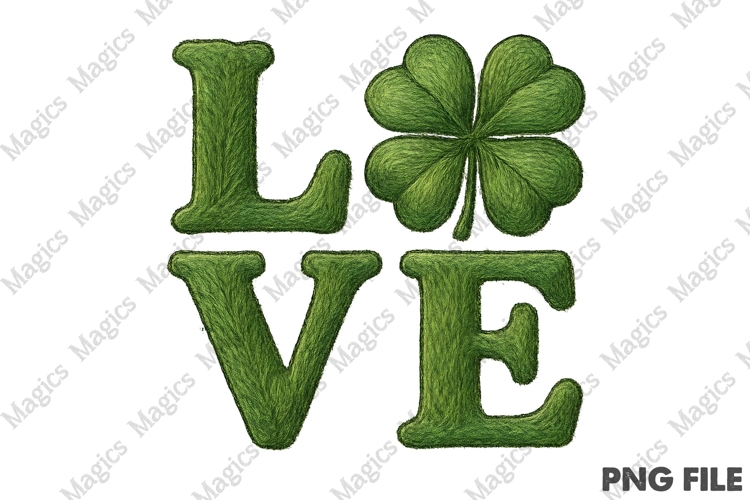 Lucky Clover Love, St. Patricks Day Png
