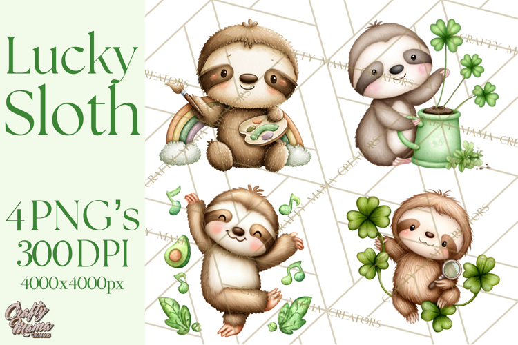 Four Leaf Clover Clipart Image 16