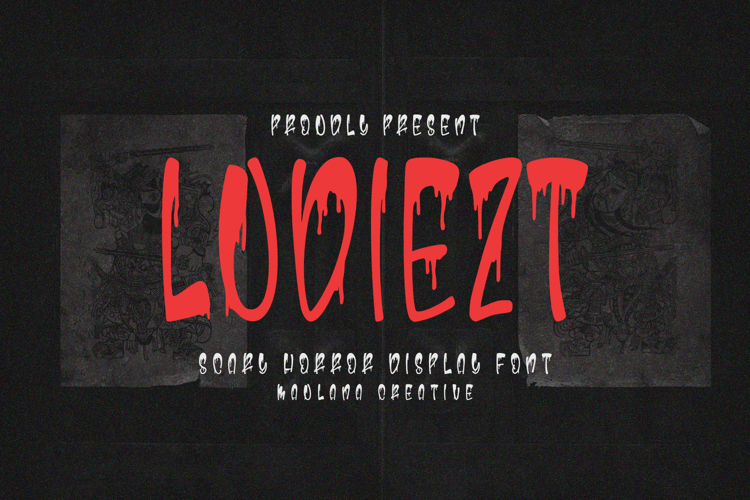Ludiezt Dripping Display Font