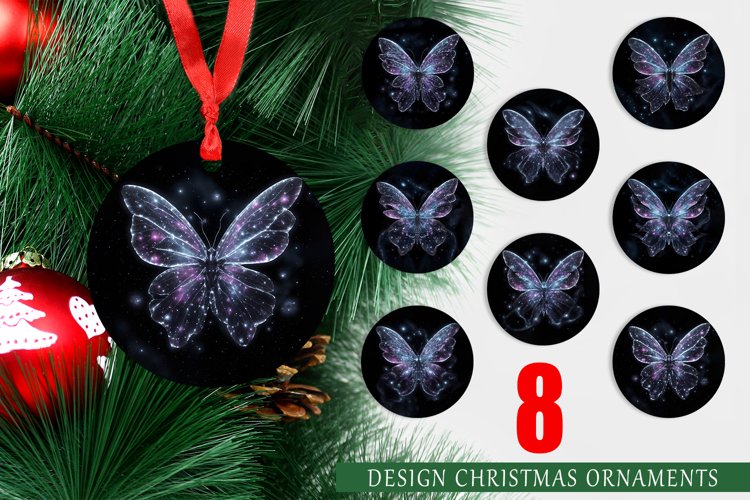 Christmas Ornaments Luminous Butterfly