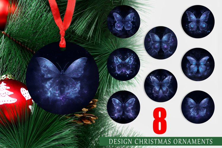 Christmas Ornaments Luminous Butterfly