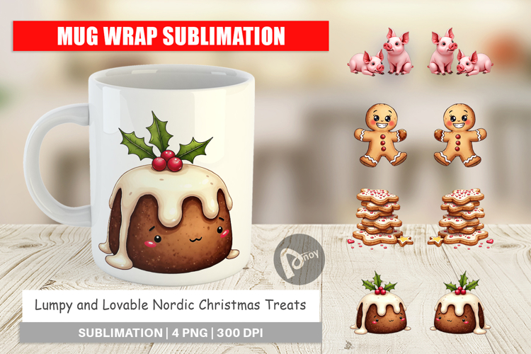 Nordic Christmas Treats Mug Wrap