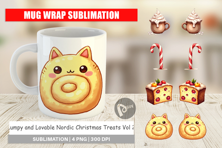 Nordic Christmas Treats Mug Wrap