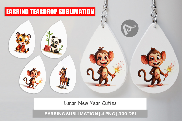 Earring Sublimation Designs