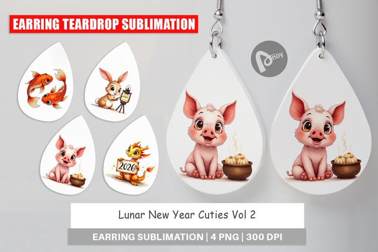 Earring Sublimation Designs Image 24
