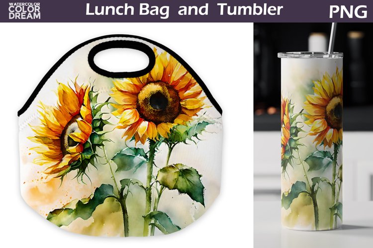 Watercolor Sunflower Clipart Image 10