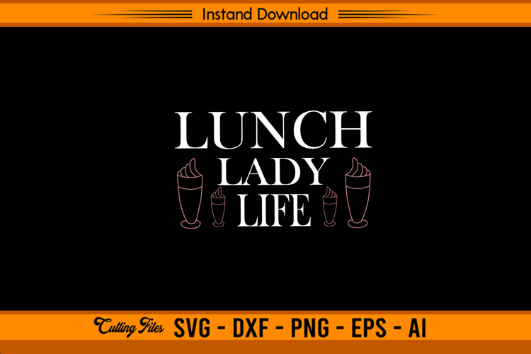 Lunch Lady Svg Image 15