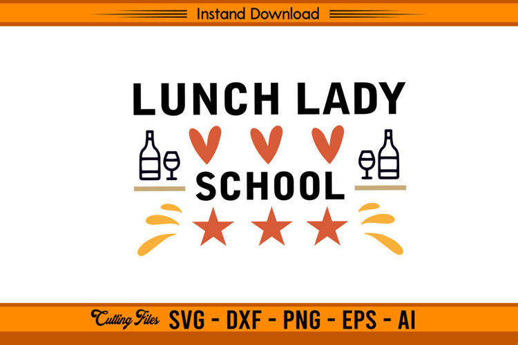 Lunch Lady Svg Image 12