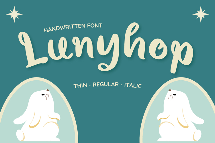 Handwritten Font - Lunyhop