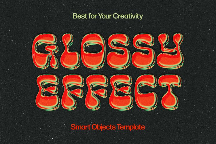 Lustrous 3D Text Effect example image 1