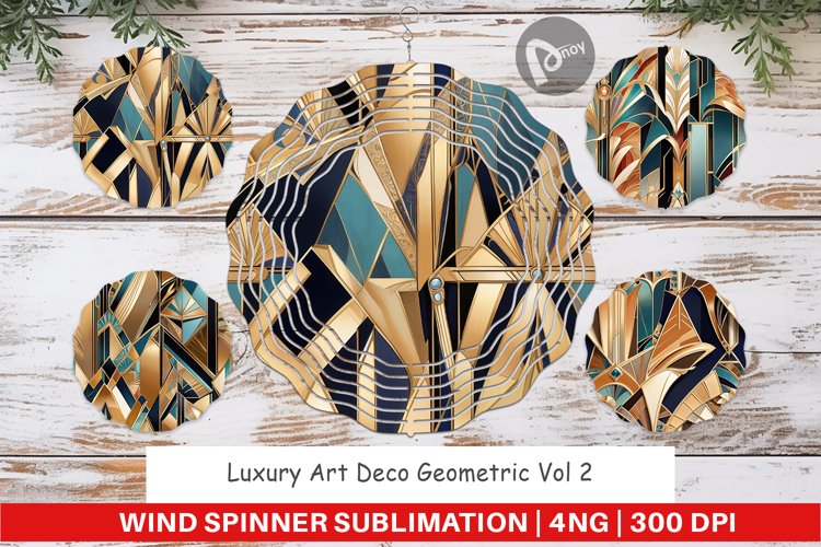 Wind Spinner Luxury Art Deco Geometric