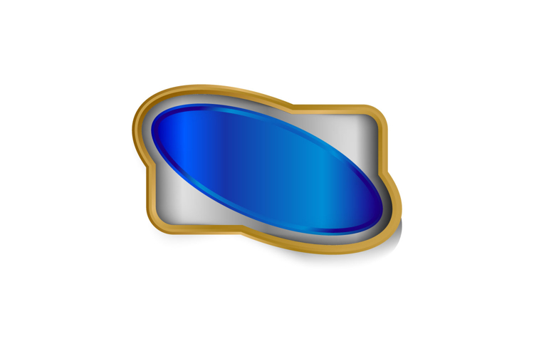 Luxury blank shape badge and label vintage vector