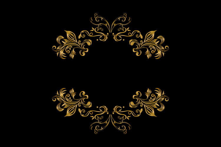 Luxury elegant floral frame ornament decorative element desi