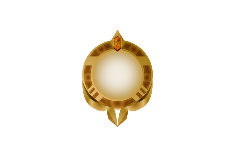 Luxury gold game asset ui graphic element graphic example image 1